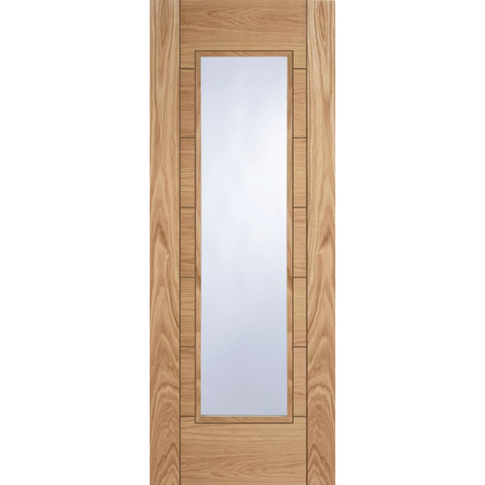 Corsica Oak 1 Light Glazed Fire Door