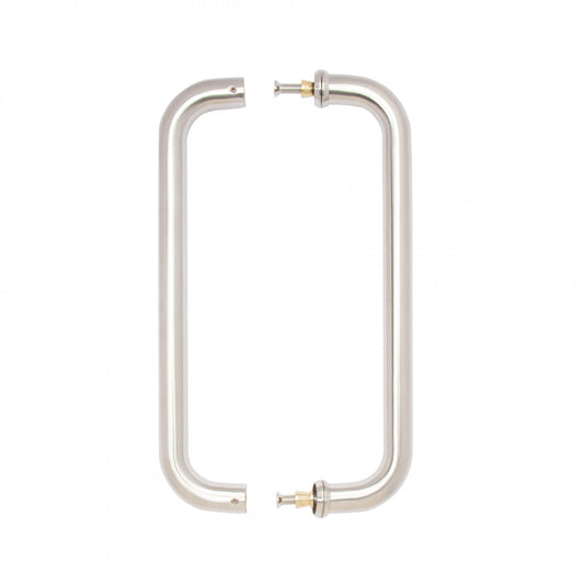 D-Pull Handle Satin Steel 22mm