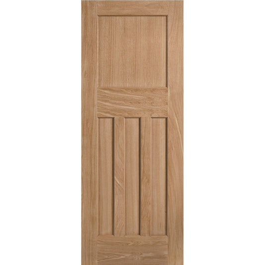 DX 30s Unfinished Oak Fire Door