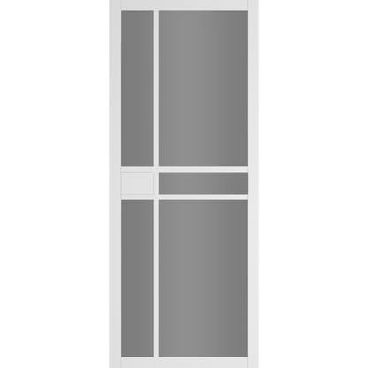 Dalston White Primed Urban Door Tinted Glass