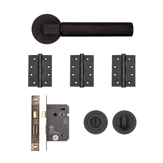 Delphi Bathroom Kit Matt Black
