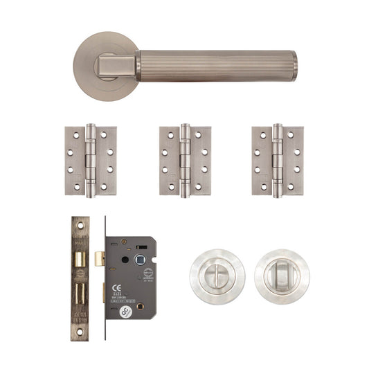 Delphi Bathroom Kit Satin Nickel