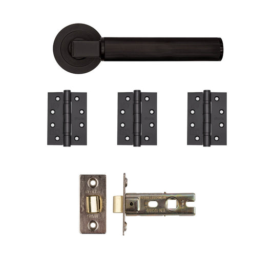 Delphi Latch Kit Matt Black