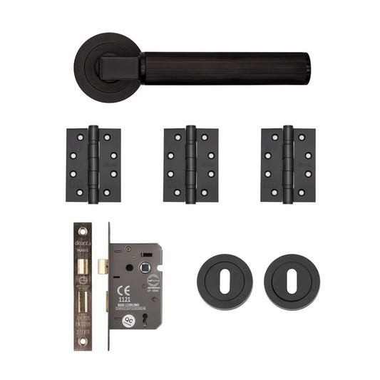 Delphi Mortice Kit Matt Black