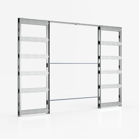 Double Pocket Door Kit 125mm
