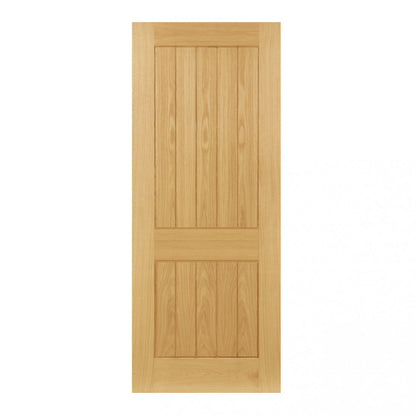 Ely Prefinished Oak 2 Panel internal door Oak
