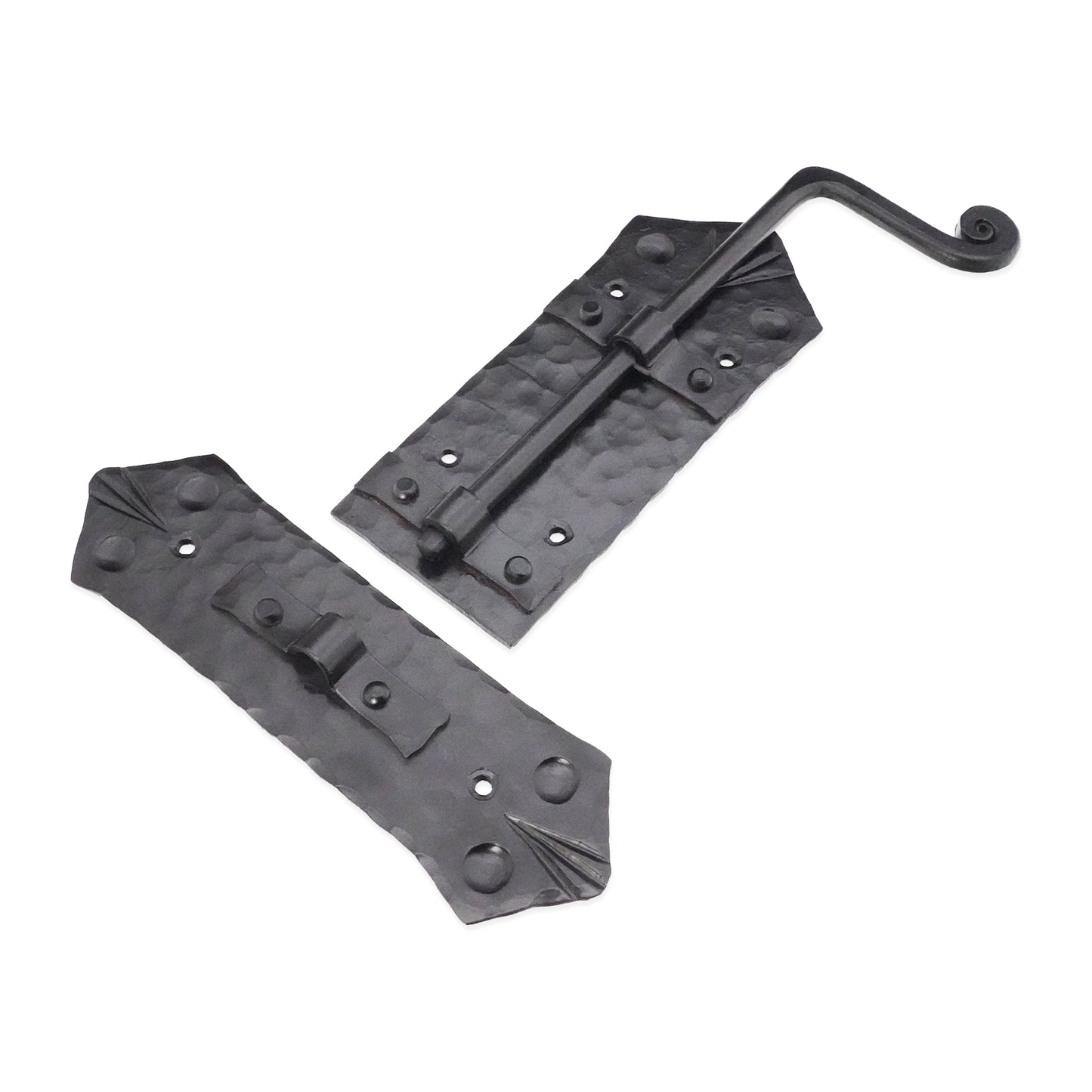 Victorian Cabinet Lock Matt Black