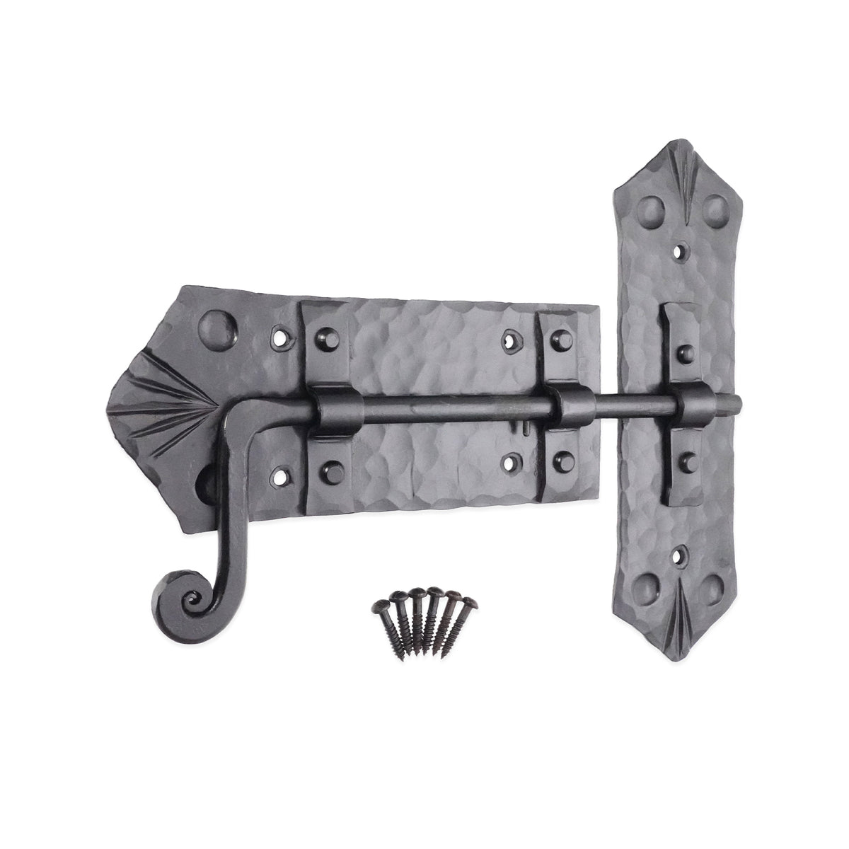 Victorian Cabinet Lock Matt Black