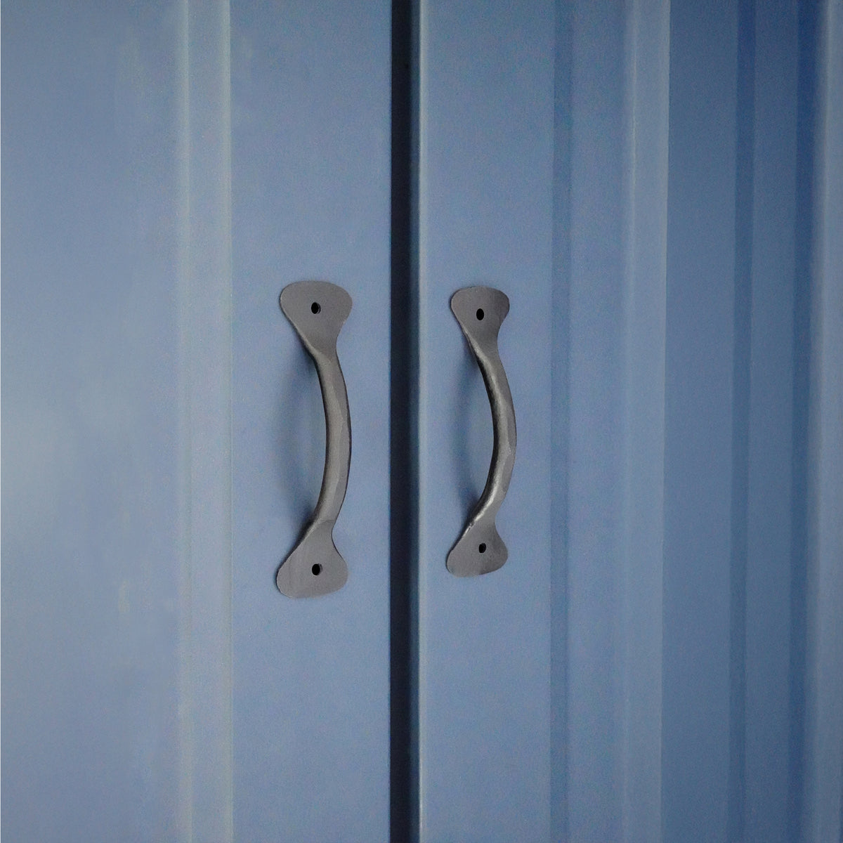 Hammered Pull Handle Small Matt Black