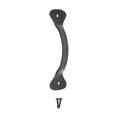 Hammered Pull Handle Small Matt Black