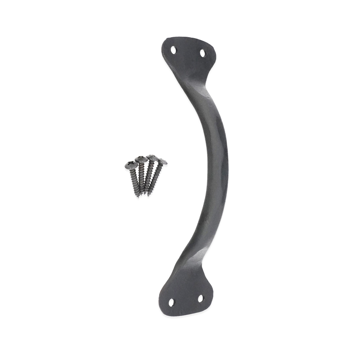 Hammered Pull Handle Medium Matt Black