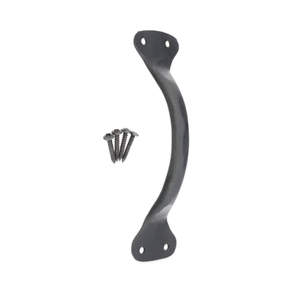 Hammered Pull Handle Medium Matt Black