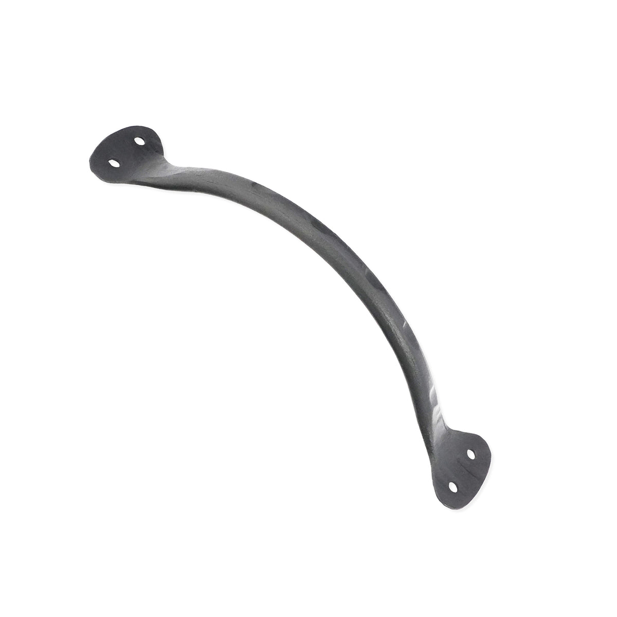 Hammered Pull Handle Large Matt Black