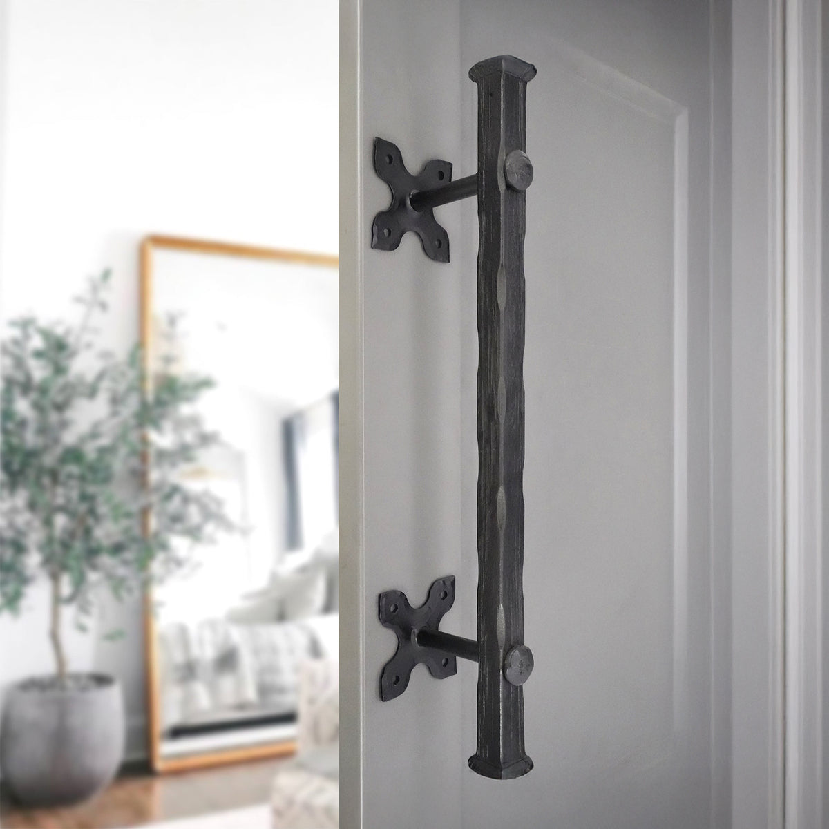 Onyx Square Pull Handle 300mm Matt Black