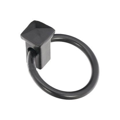 Quadrate Ring Drop Pull Matt Black