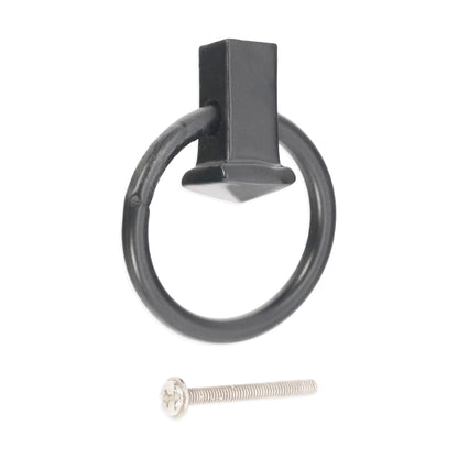 Quadrate Ring Drop Pull Matt Black