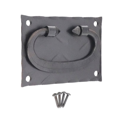 Spike Ring Drop Pull Matt Black