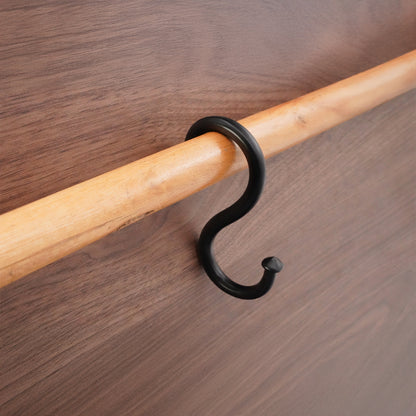 S- Hook Large Matt Black