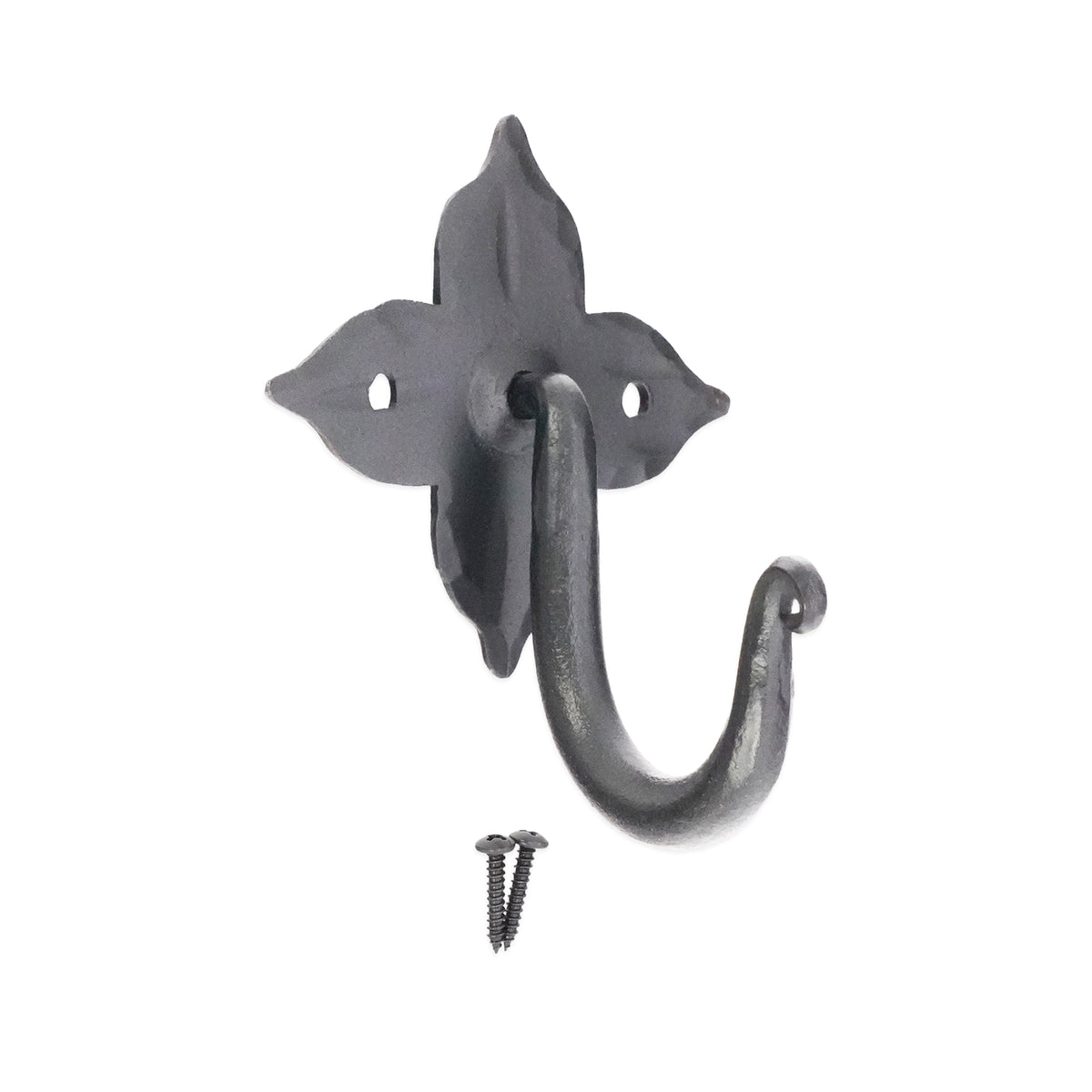 Floret Coat Hook Matt Black