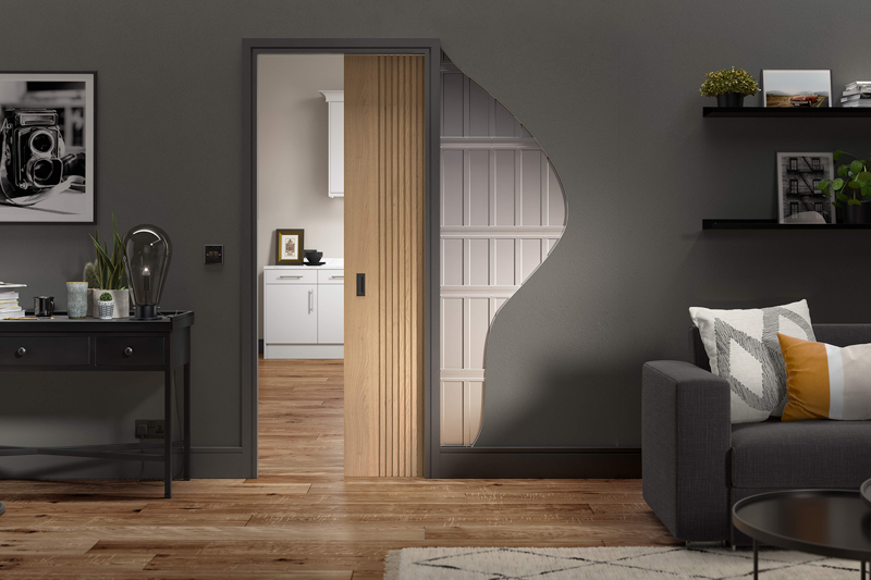 Flusso Pocket Door Single Set