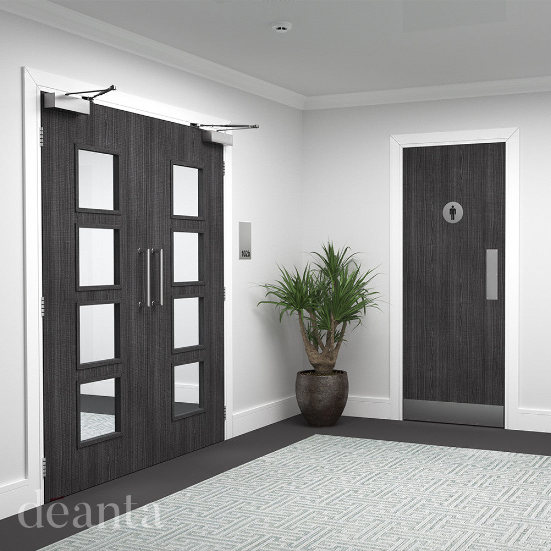 Flush Dark Grey Ash FSC lifestyle