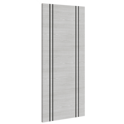 Flush Light Grey Ash Vertical Inlay 3d