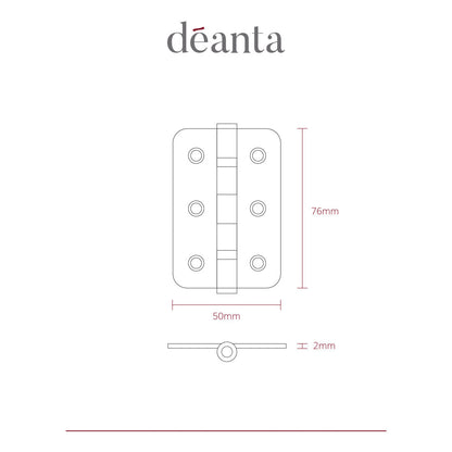 Steel BSEN 1935 Rated Hinges Deanta