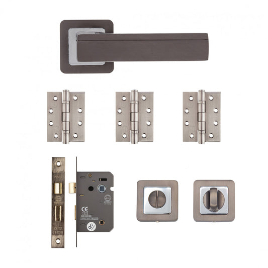 Invictus Bathroom Kit Matt Satin Black Finish