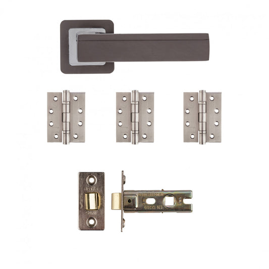 Invictus Latch Kit Matt Satin Black Finish