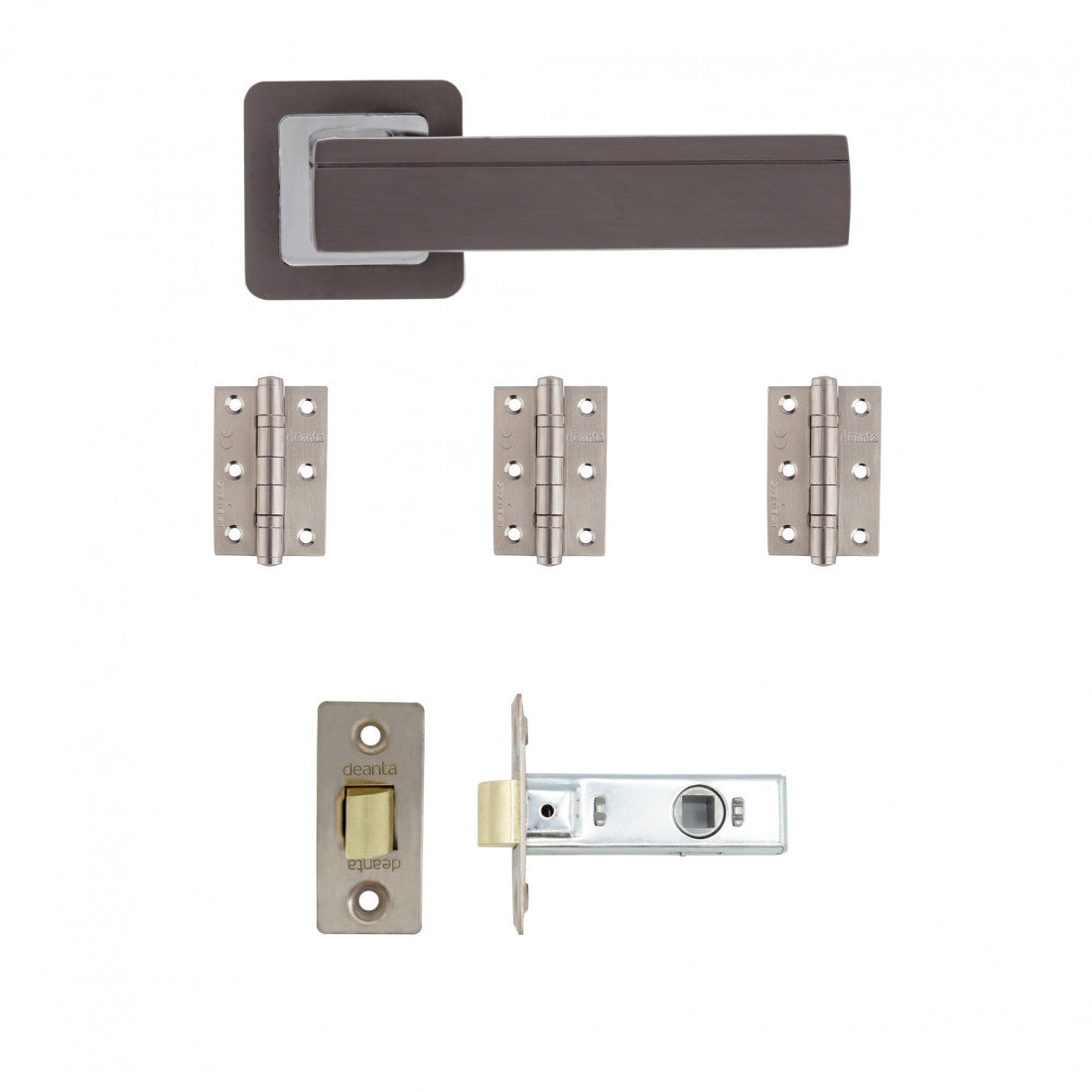 Invictus Latch Kit Matt Satin Black Finish 2