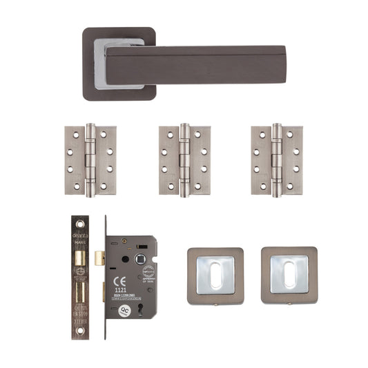 Invictus Mortice Kit Matt Satin Black Finish