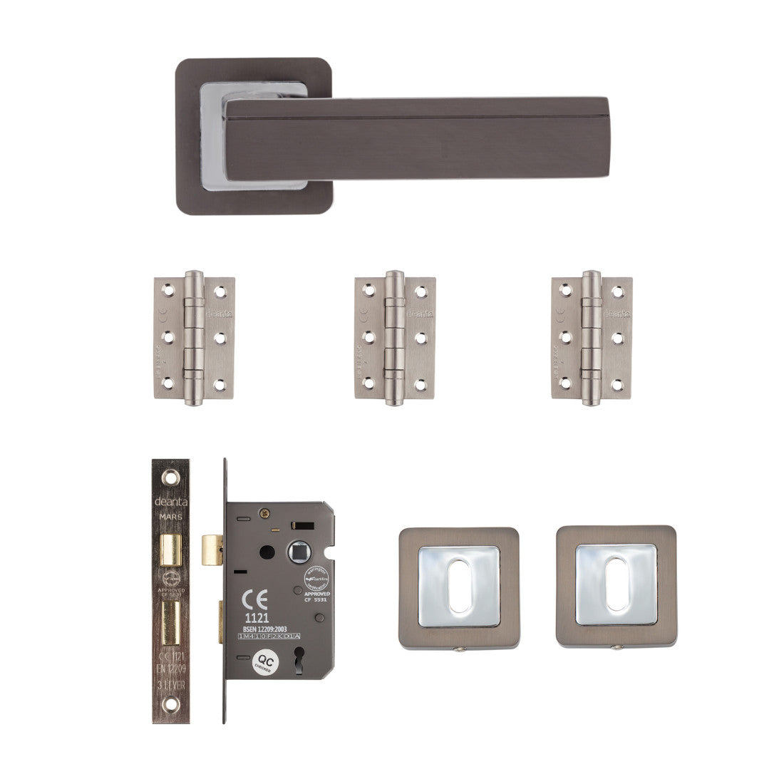 Invictus Mortice Kit Matt Satin Black Finish 2