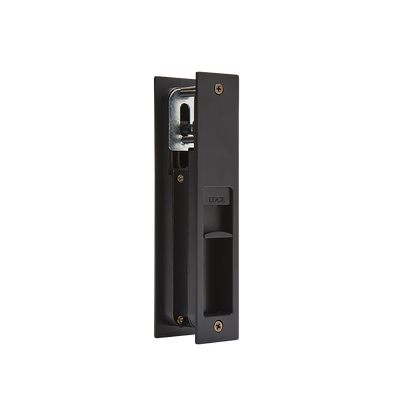 Ironmongery-Gemini-Matt-Black-Pocket-Door-Privacy-Sliding-Lock-2