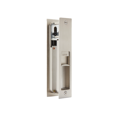 Ironmongery-Gemini-Satin-Chrome-Tone-Pocket-Door-Privacy-Sliding-Lock-2
