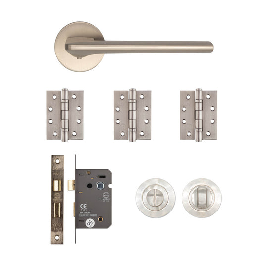Ithaca Bathroom Kit Satin Nickel