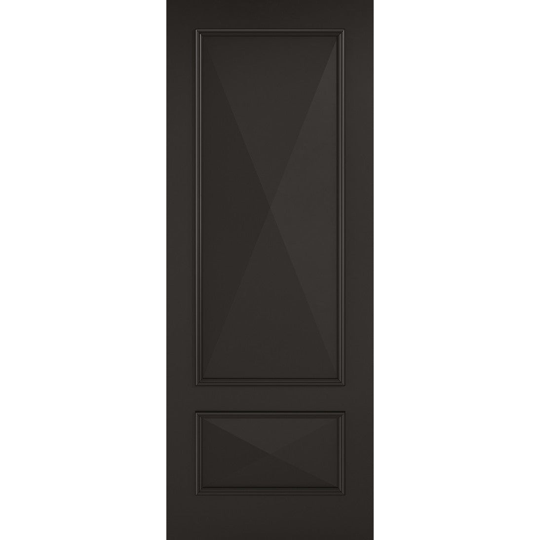 Knightsbridge 2P Primed Plus Black Fire Door