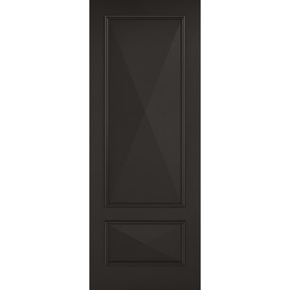 Knightsbridge 2P Primed Plus Black Fire Door