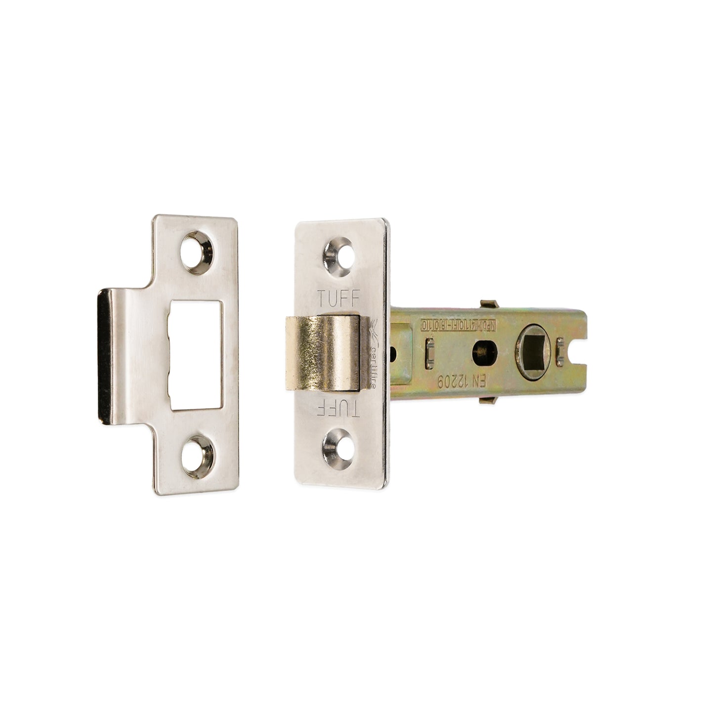 3" CE Bolt Through Tubular latch Nickel Plated