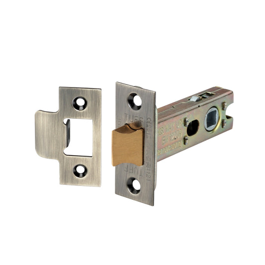 3" H/D Tubular Latch CE - Antique Brass