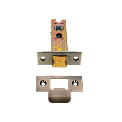 3" H/D Tubular Latch CE - Antique Brass