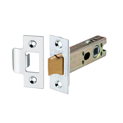 3" H/D Tubular Latch CE - Polished Chrome
