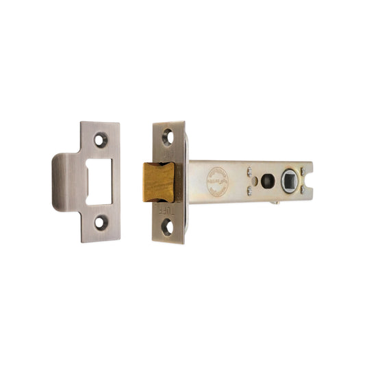 4" H/D Tubular Latch CE - Aged Brass