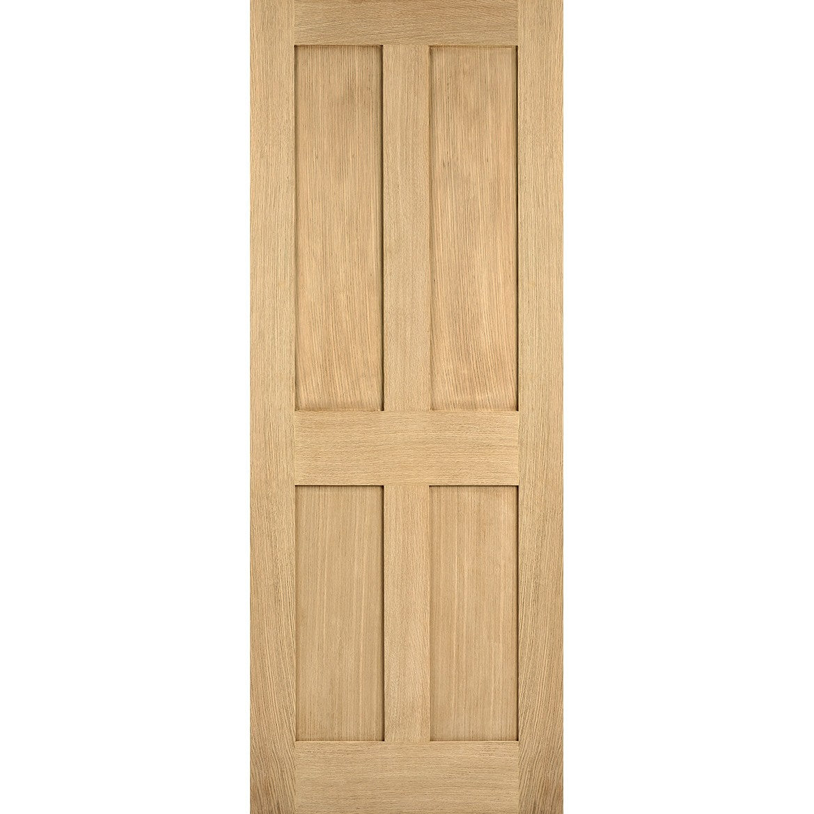 London 4P Pre-finished oak Fire Door