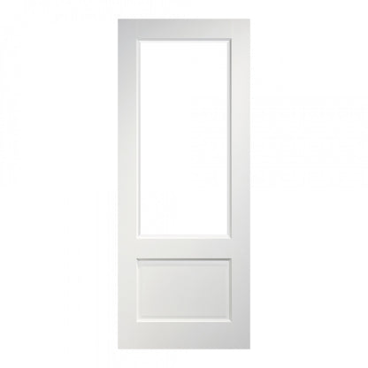 Madison White Primed Bevelled Glazed Internal Door