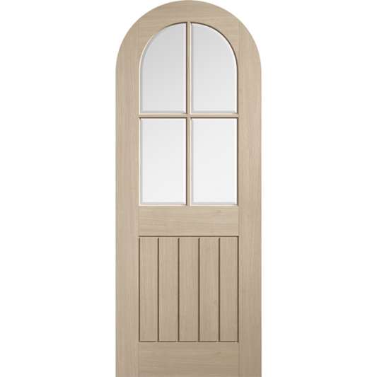 Mexicano Arched Glazed Pre-finished Blonde Oak