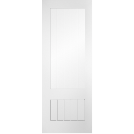 Mexicano Etched Glazed Primed White
