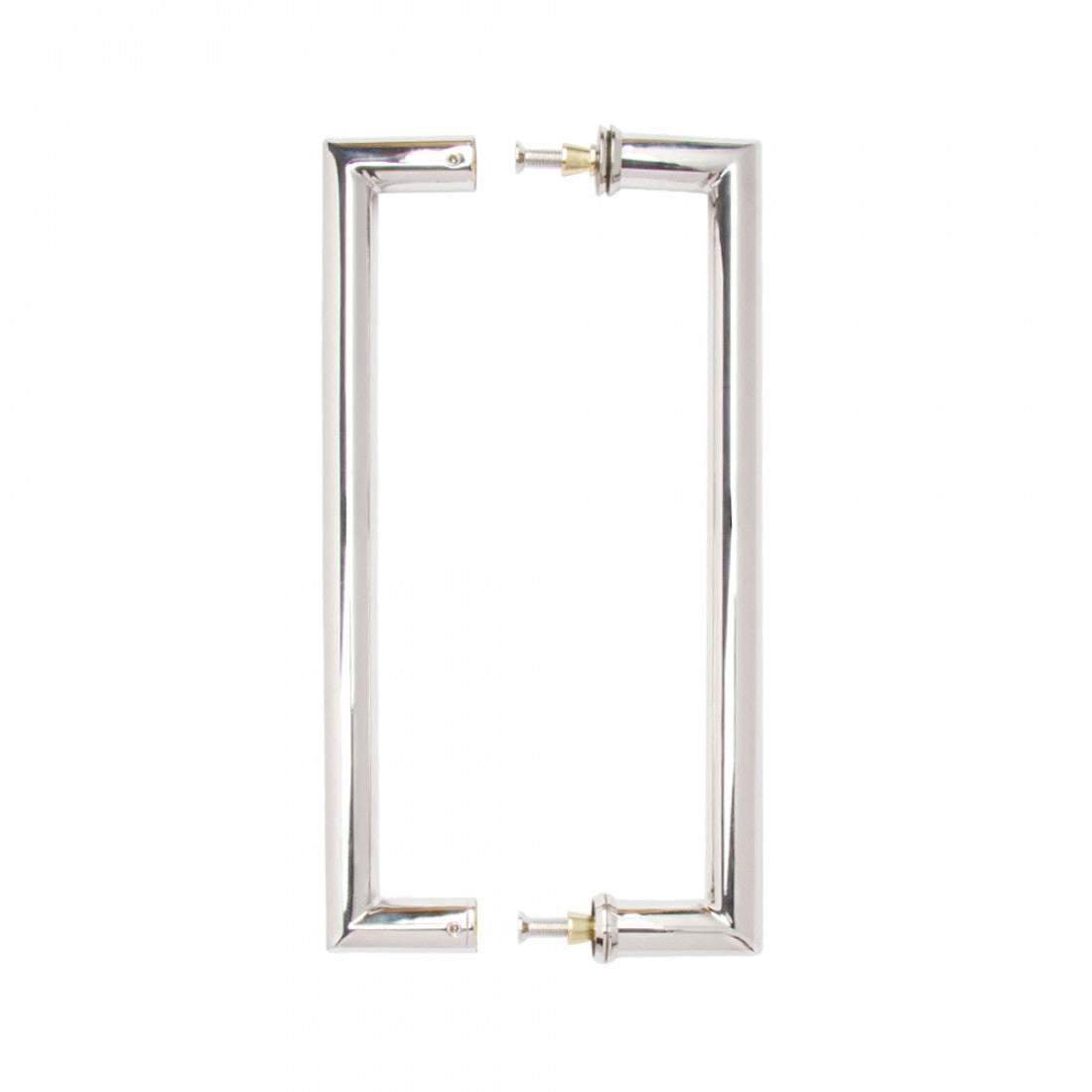 Mitred Pull Handle Polished Steel 22mm