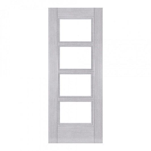 Montreal Light Grey Ash Glazed FSC Internal Door