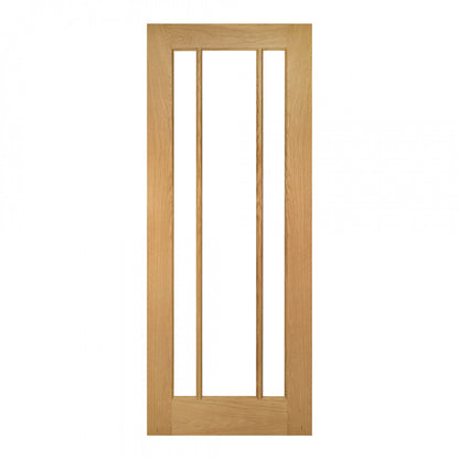 Norwich Unfinished Oak Bevelled Glaze Internal Door