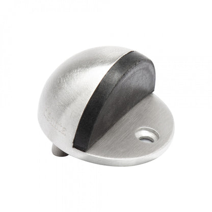 Oval Door Stop Satin Stainless Steel